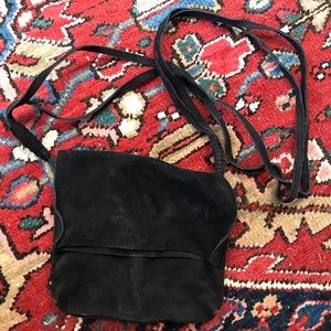 Urban Outfitters black suede crossbody bag